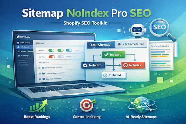 Sitemap NoIndex Pro SEO Shopify App
