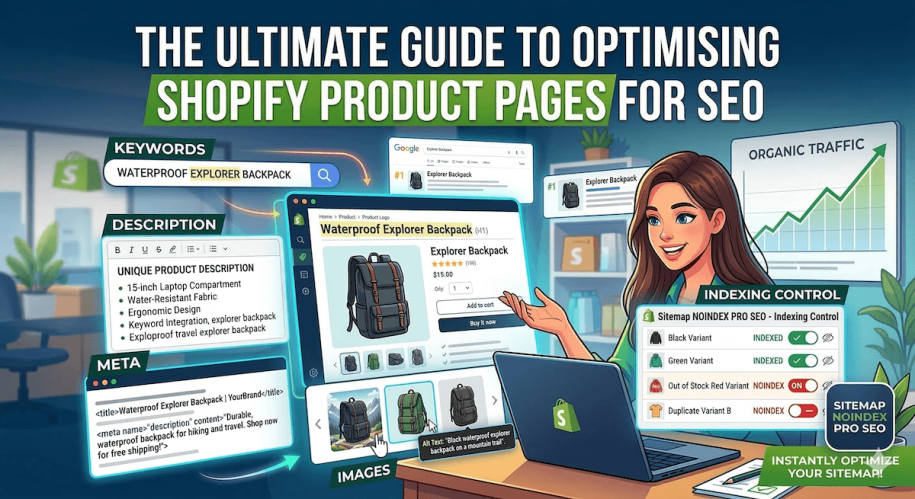 THE ULTIMATE GUIDE TO OPTIMISING SHOPIFY PRODUCT PAGES FOR SEO